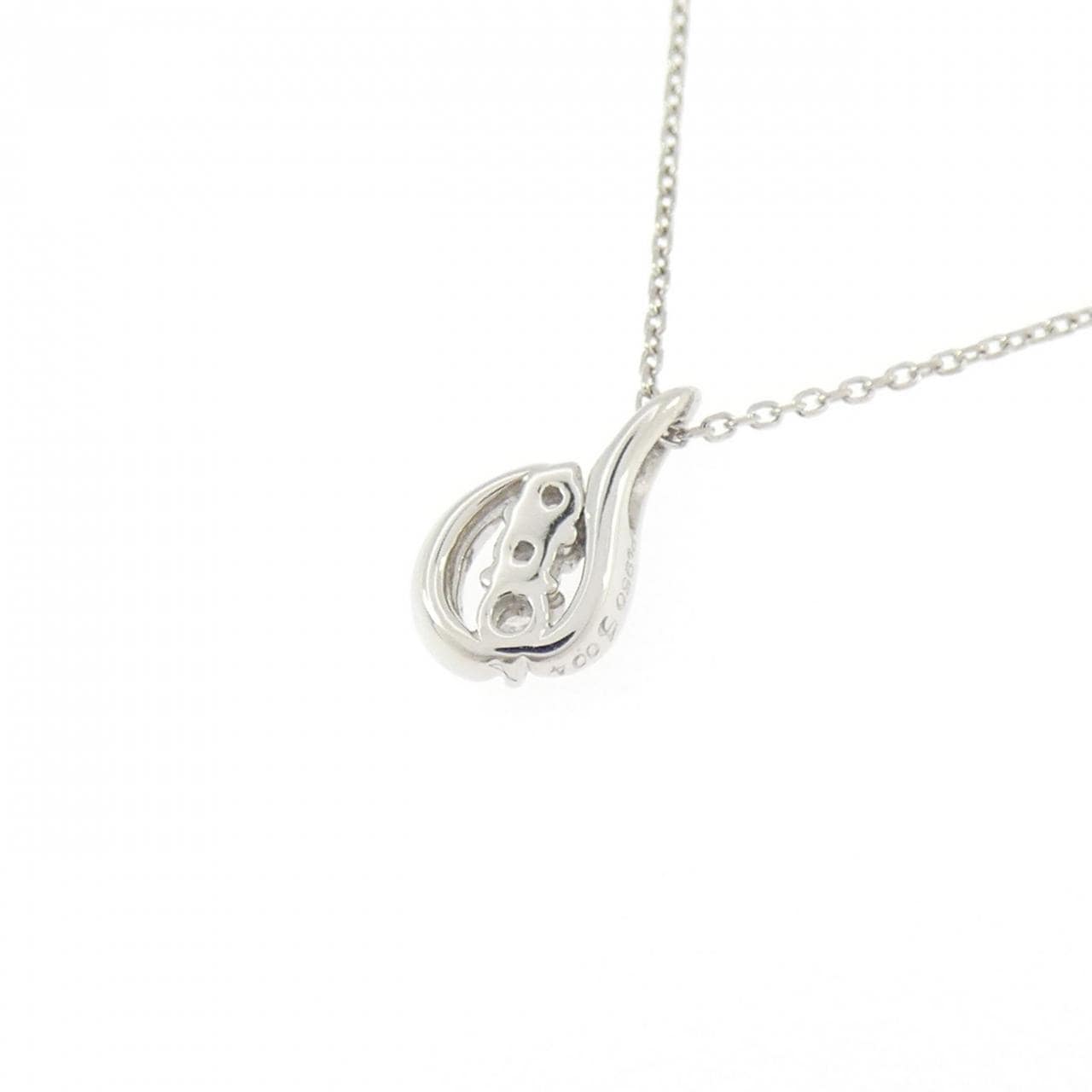 PT900/PT850 ダイヤモンド ネックレス 0.04CT