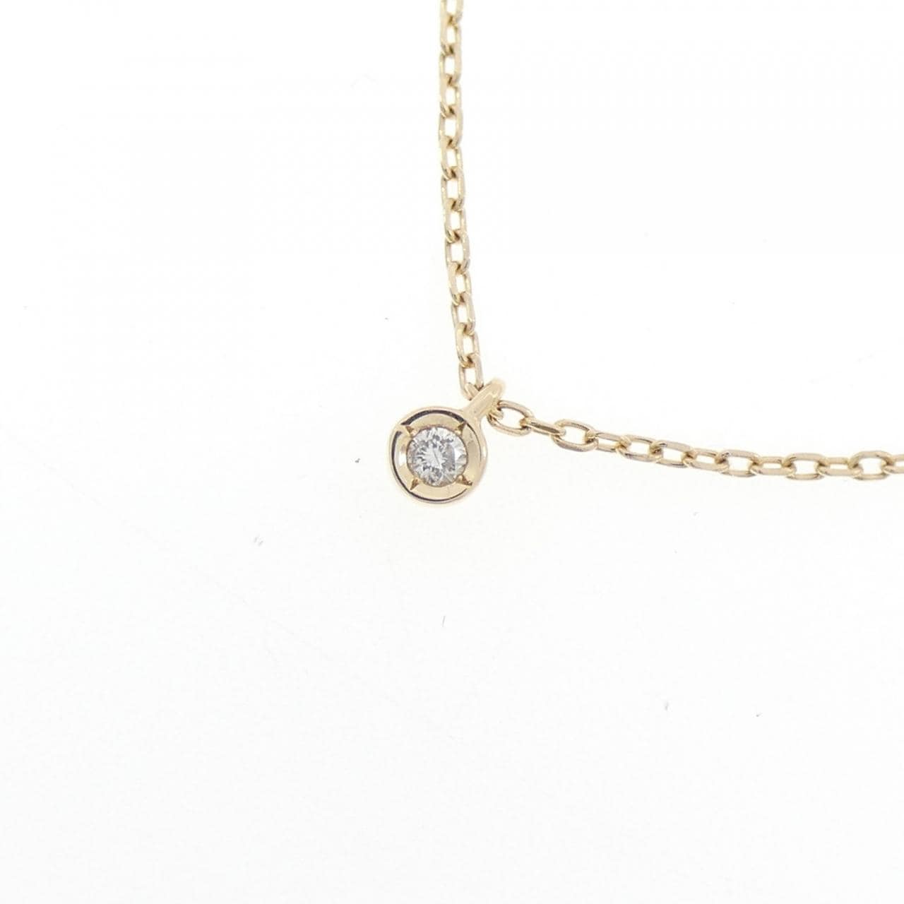 アガット ダイヤモンド ネックレス 0.01CT