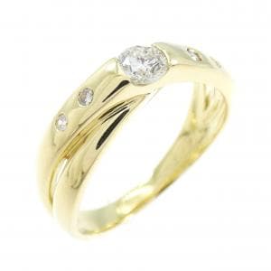 K18YG ダイヤモンド リング 0.22CT