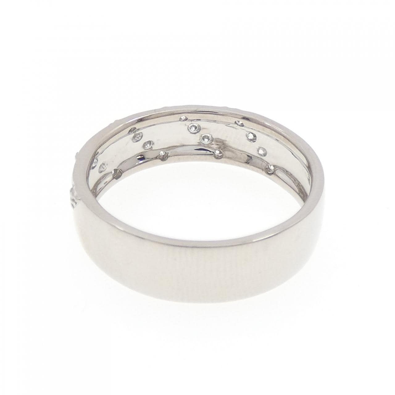 K18WG ダイヤモンド リング 0.38CT