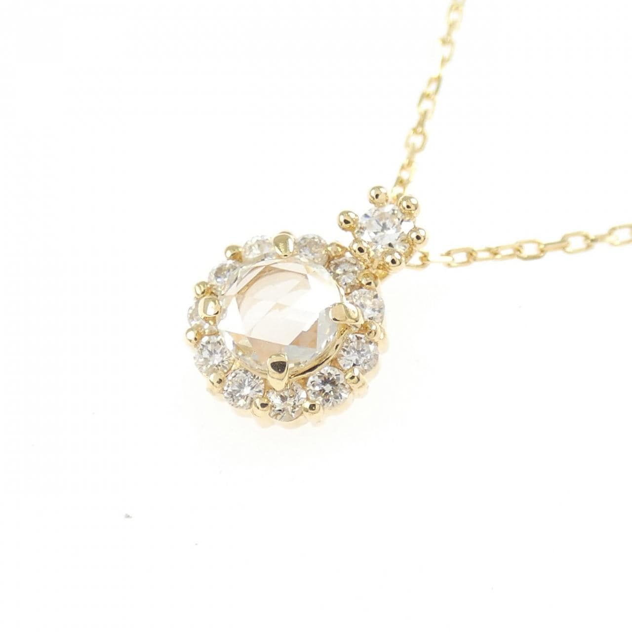 K18YG ダイヤモンド ネックレス 0.20CT