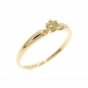 4゜C ペリドット リング 0.06CT