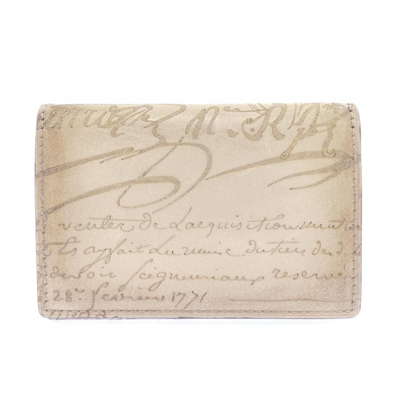ベルルッティ Berluti インブイアスクリットレザーカードホルダー CARD CASE