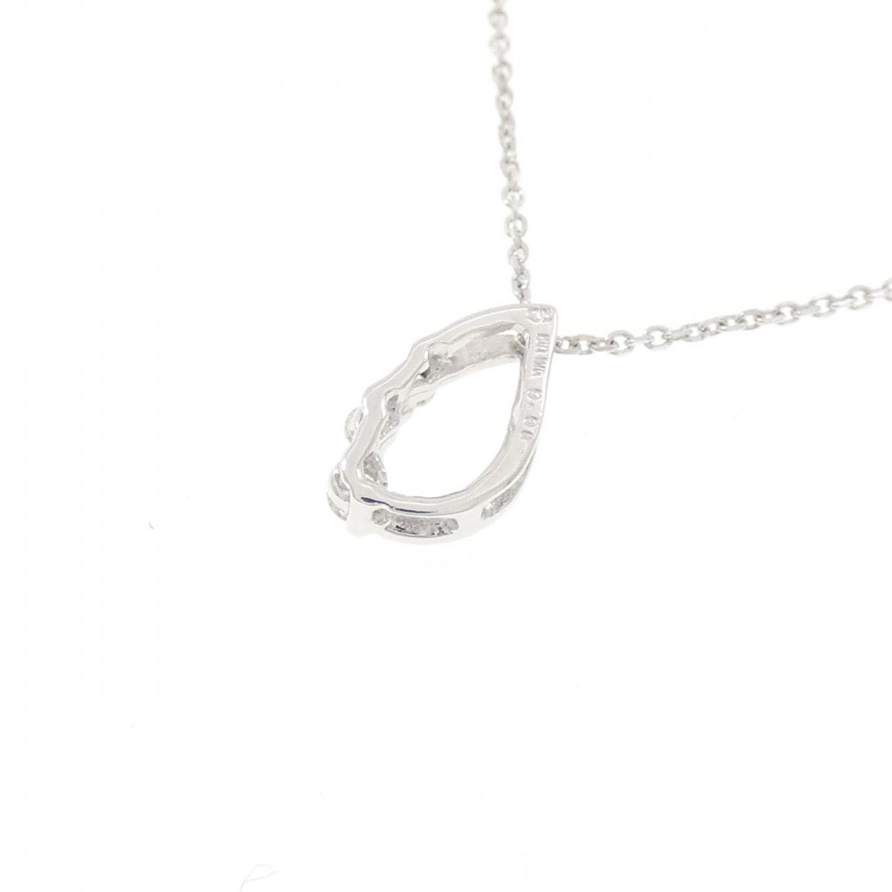 K10WG ダイヤモンド ネックレス 0.06CT