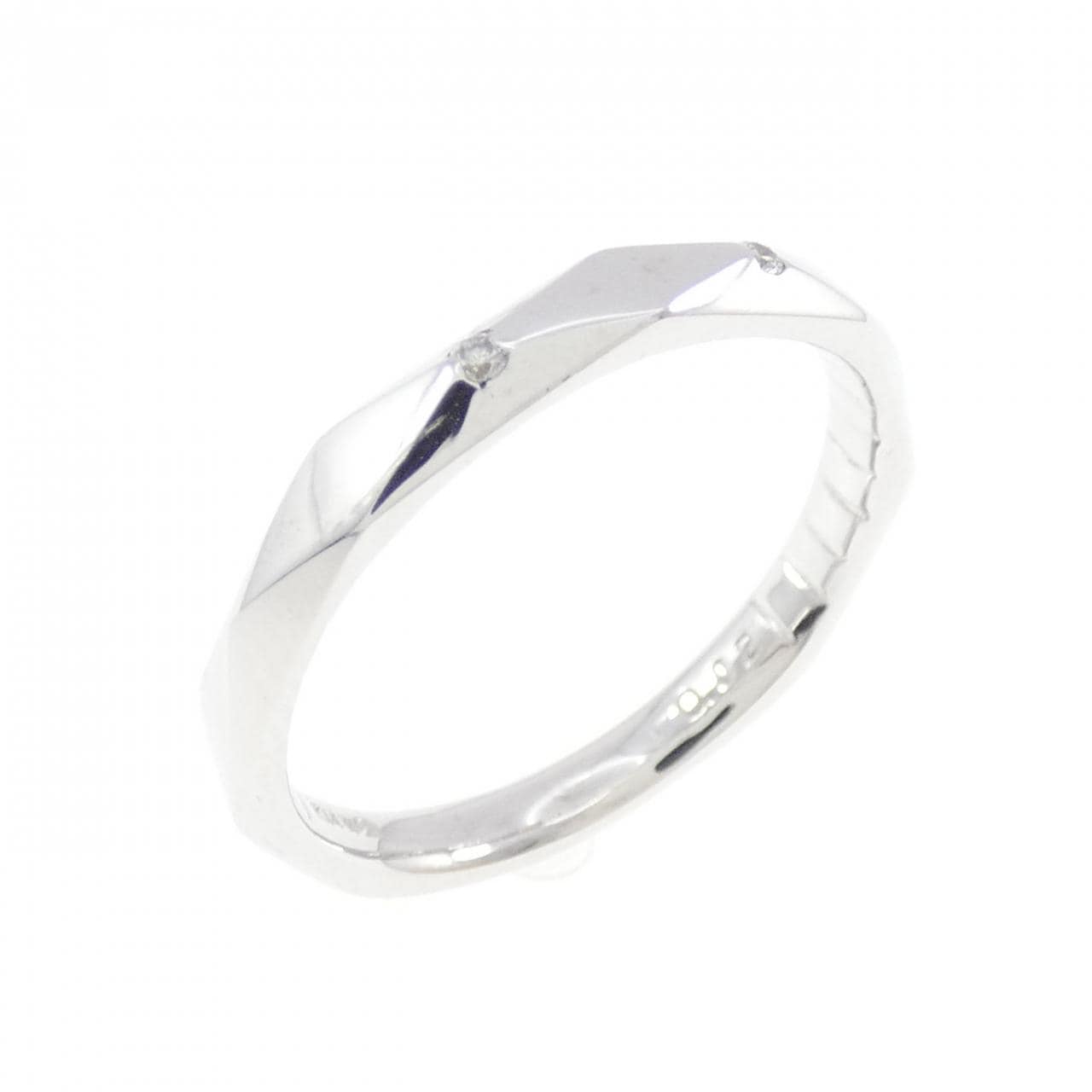 K14WG ダイヤモンド リング 0.02CT