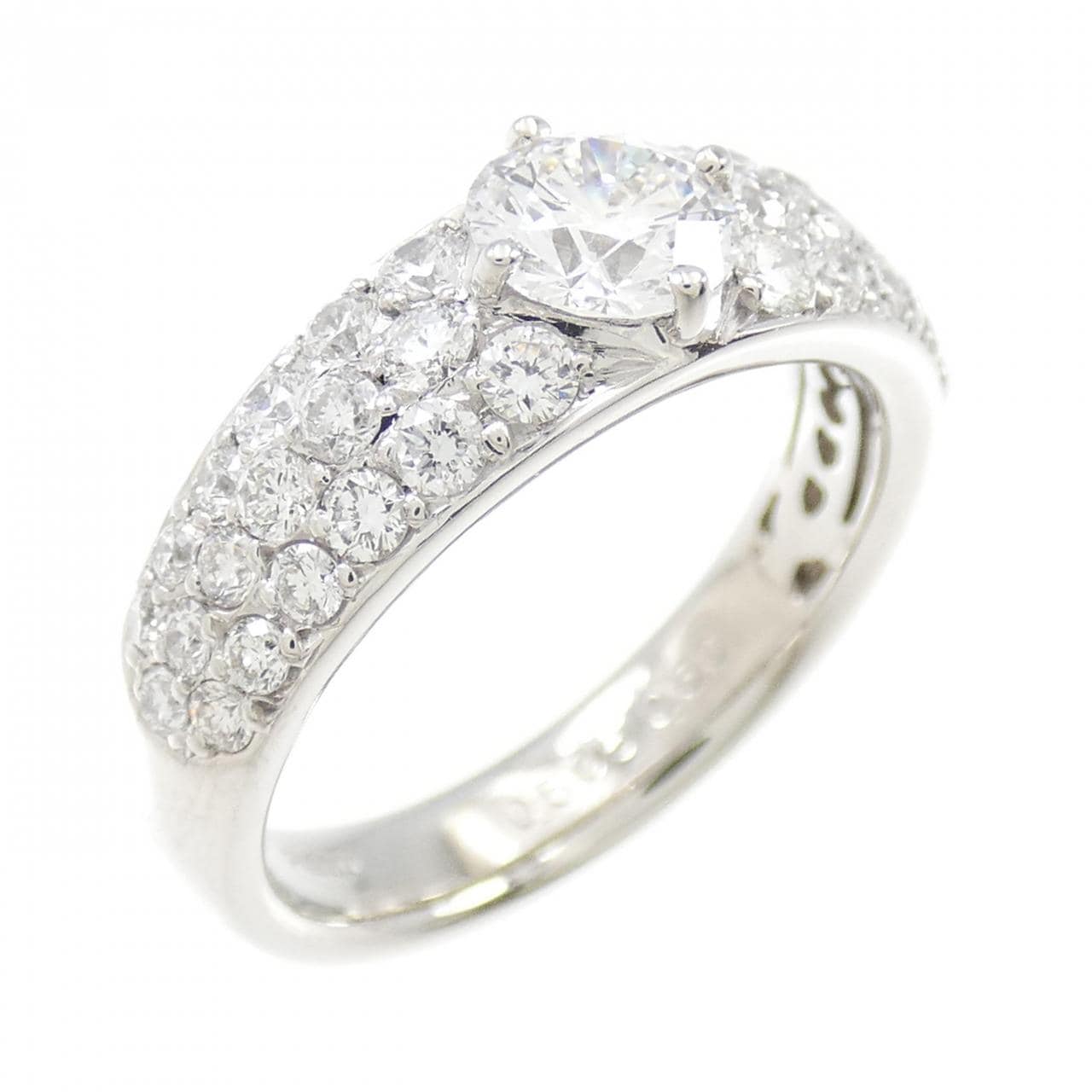 PT Diamond Ring 0.505CT E SI2 EXT