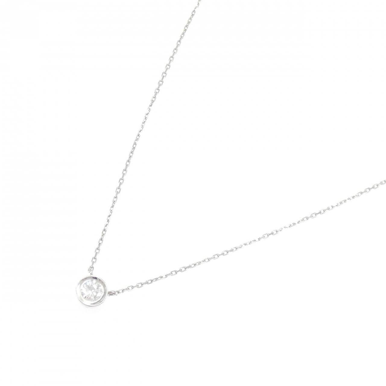 PT ソリティア ダイヤモンド ネックレス 0.27CT