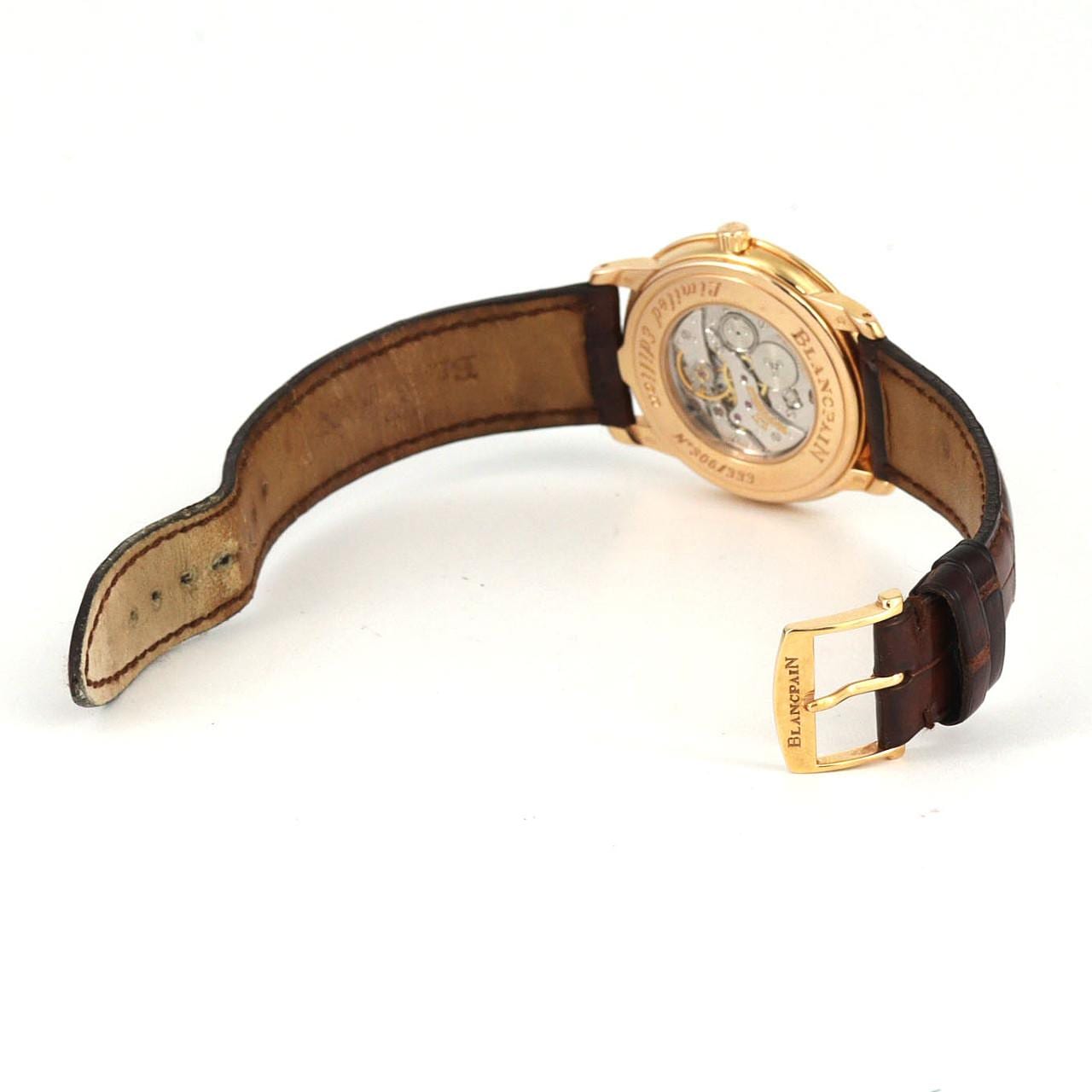 【ノーメンテナンス還元価格】ブランパン ヴィルレウルトラスリム PG LIMITED 0028-3642-55 PG･RG 手巻