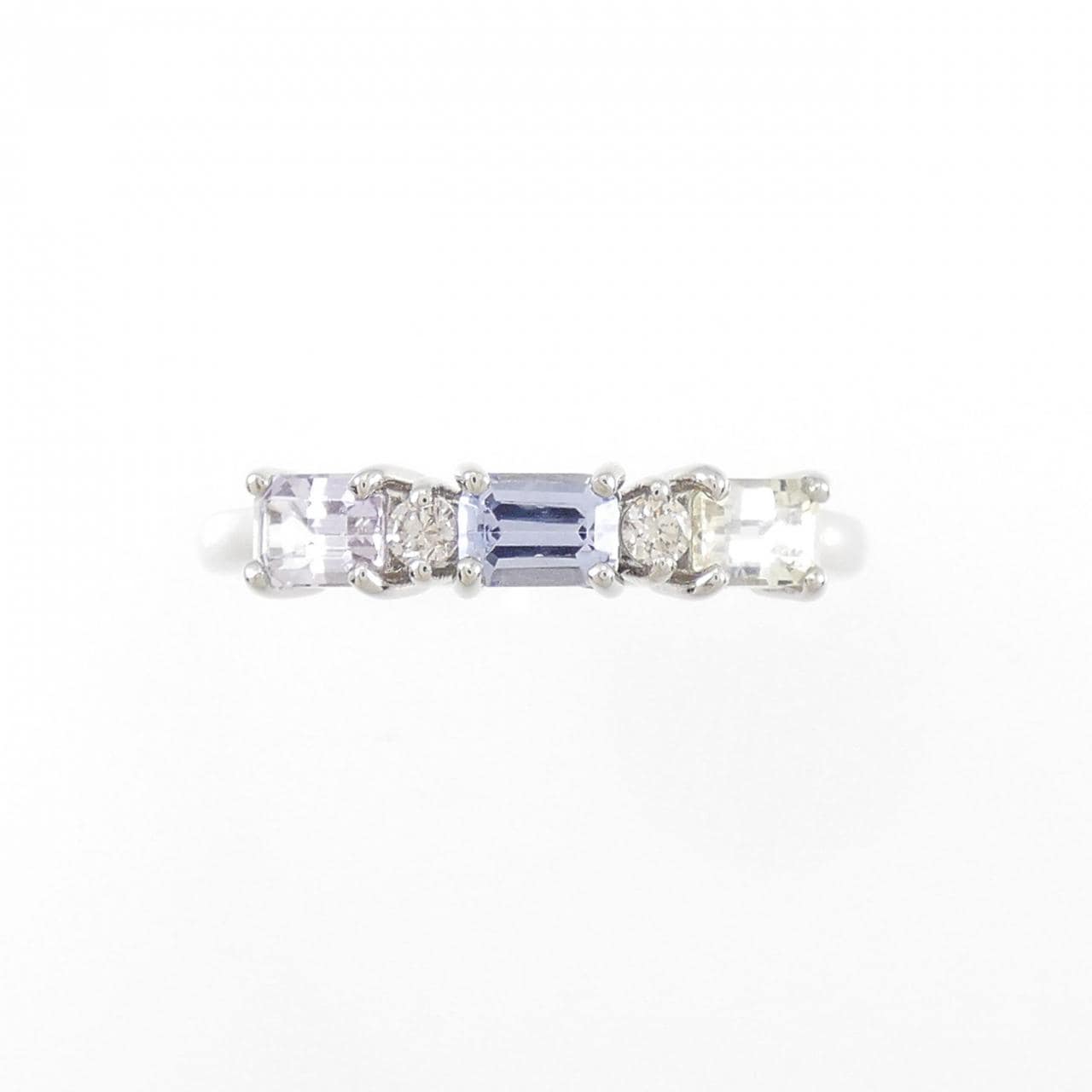 【新品】PT サファイヤ リング 0.74CT