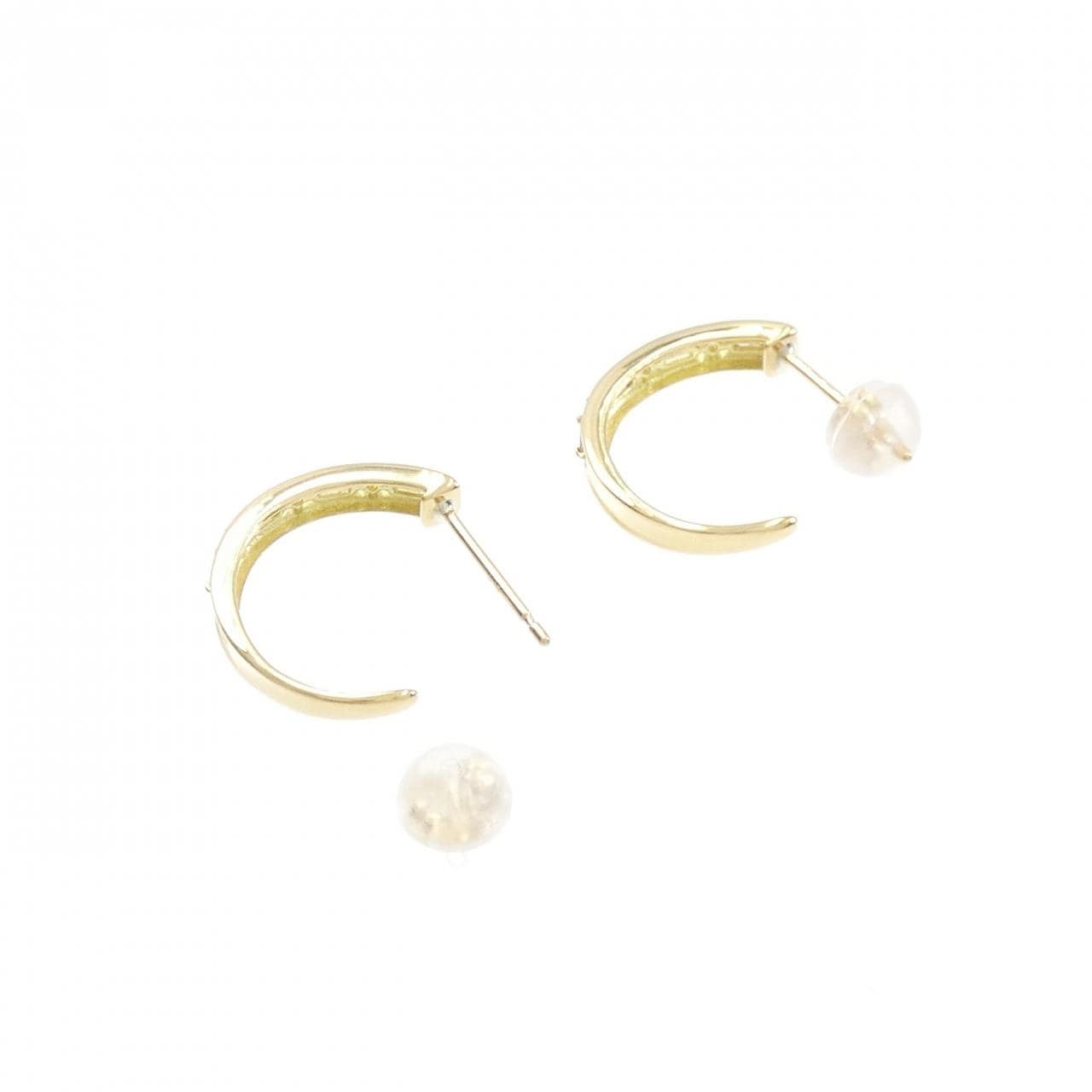 【新品】K18YG ダイヤモンド ピアス 0.16CT