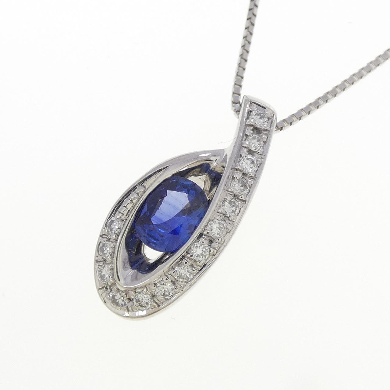 PT900/PT850 サファイヤ ネックレス 0.45CT