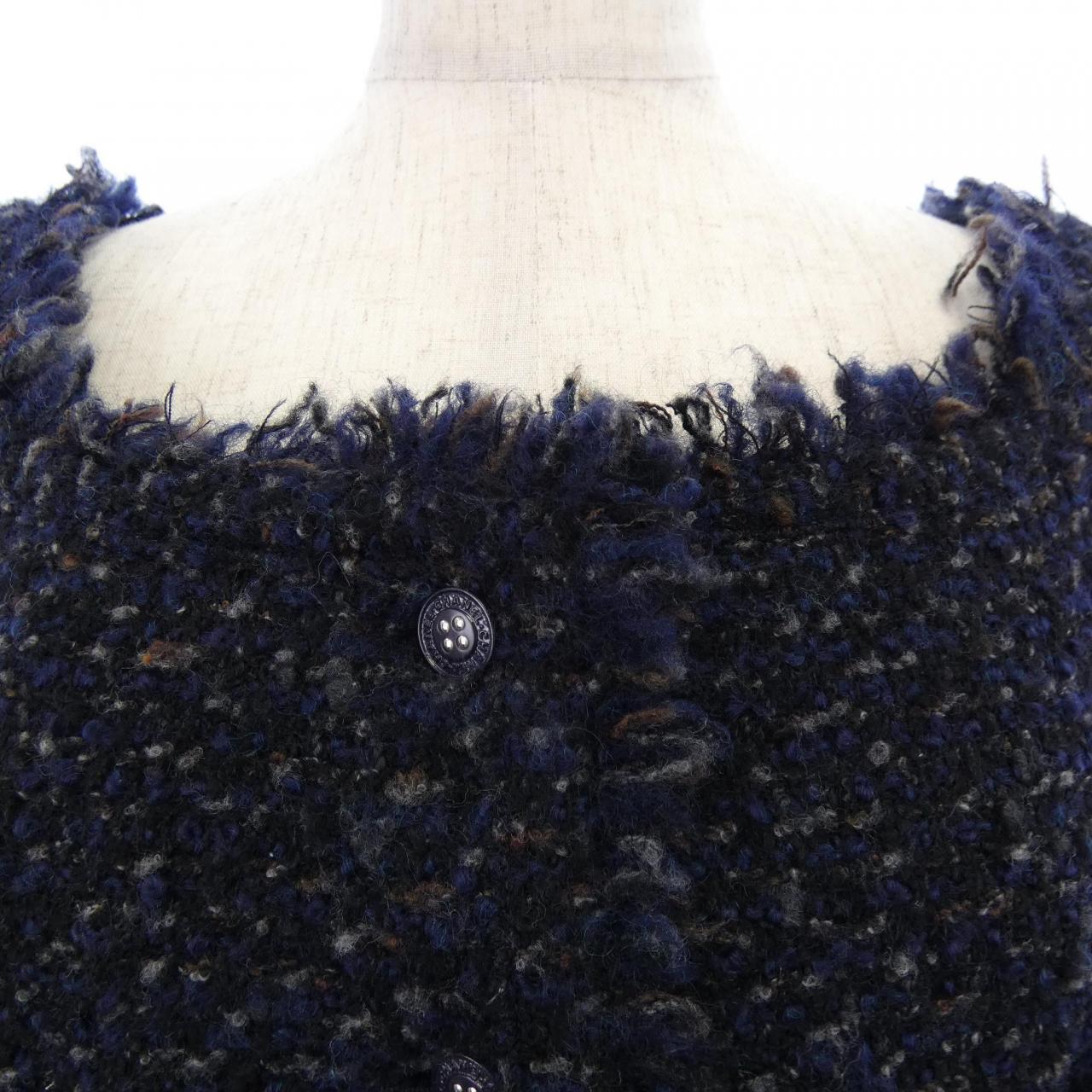 【ヴィンテージ】シャネル CHANEL P19972V11631 02A ノーカラージャケット