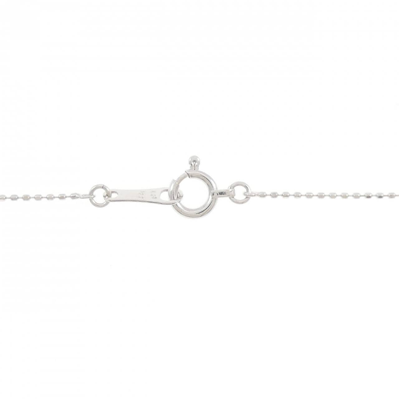 K18WG ハート ルビー ネックレス 1.22CT