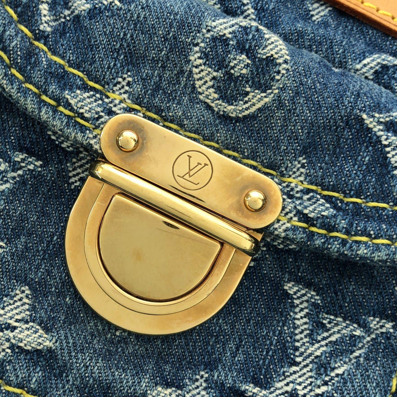 ルイヴィトン モノグラム デニム バギー PM M95049 ショルダーバッグ