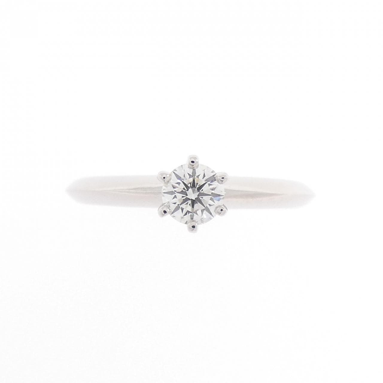 ティファニー クラシックソリティア リング 0.23CT I VS1 3EXT