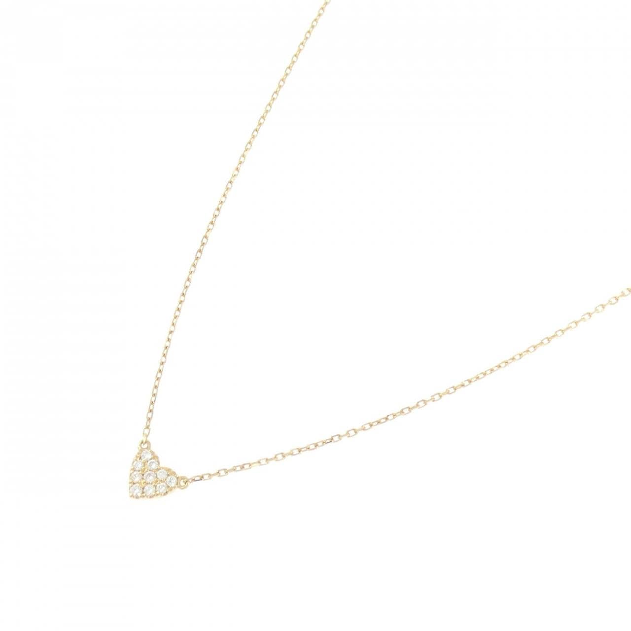 アーカー ハートパヴェ ネックレス 0.05CT