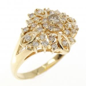 K18YG ダイヤモンド リング 0.30CT