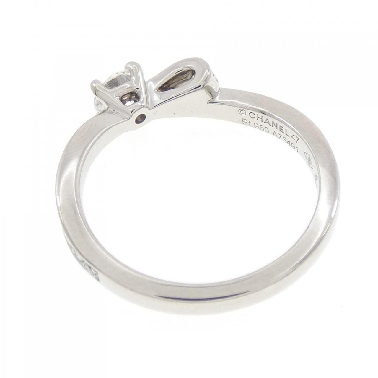 シャネル リュバン リング 0.25CT E IF EXT