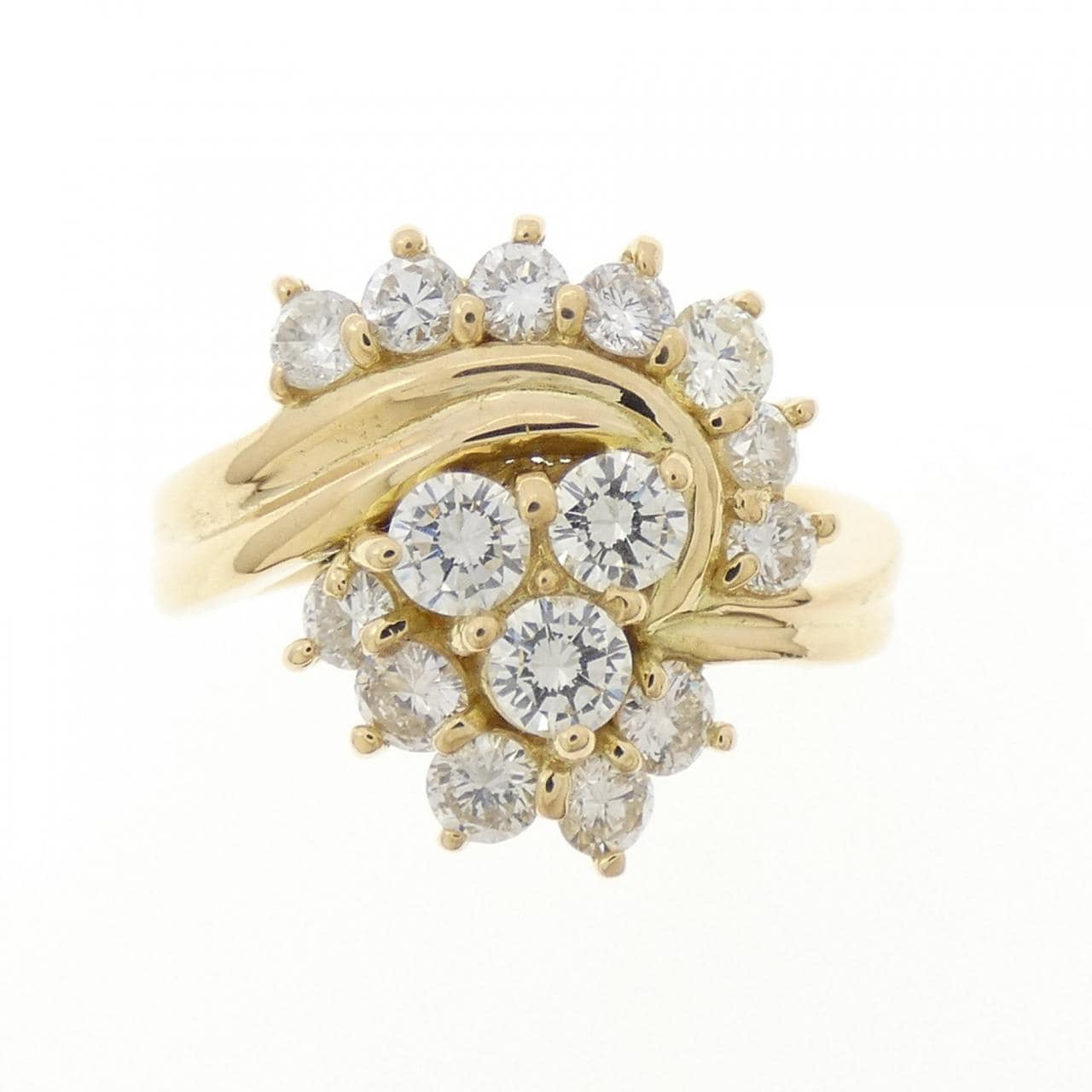 K18YG ダイヤモンド リング 1.02CT