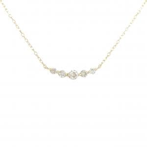K18YG ダイヤモンド ネックレス 0.30CT