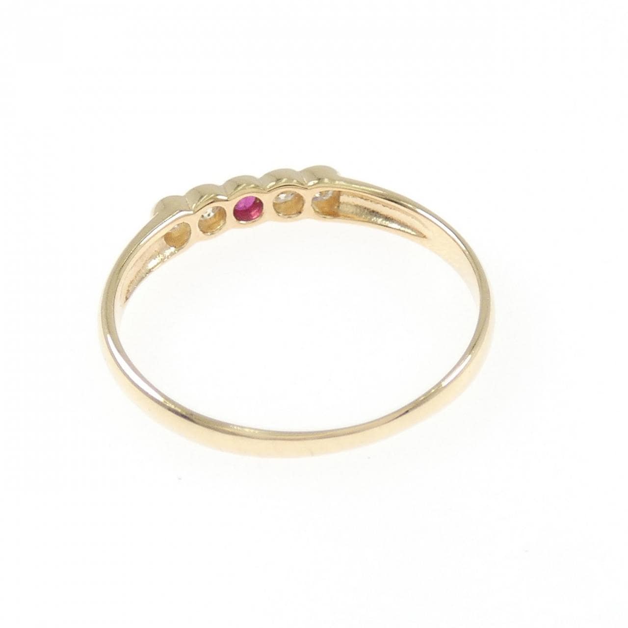 K18YG ルビー リング