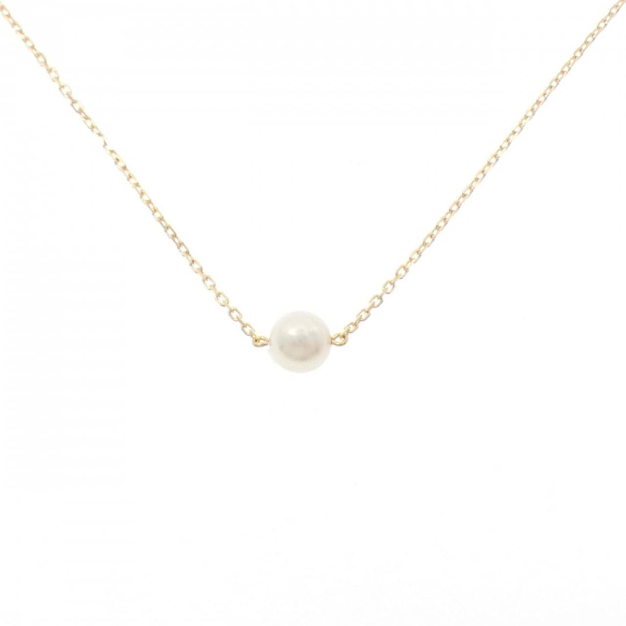 K18YG アコヤパール ネックレス 6mm