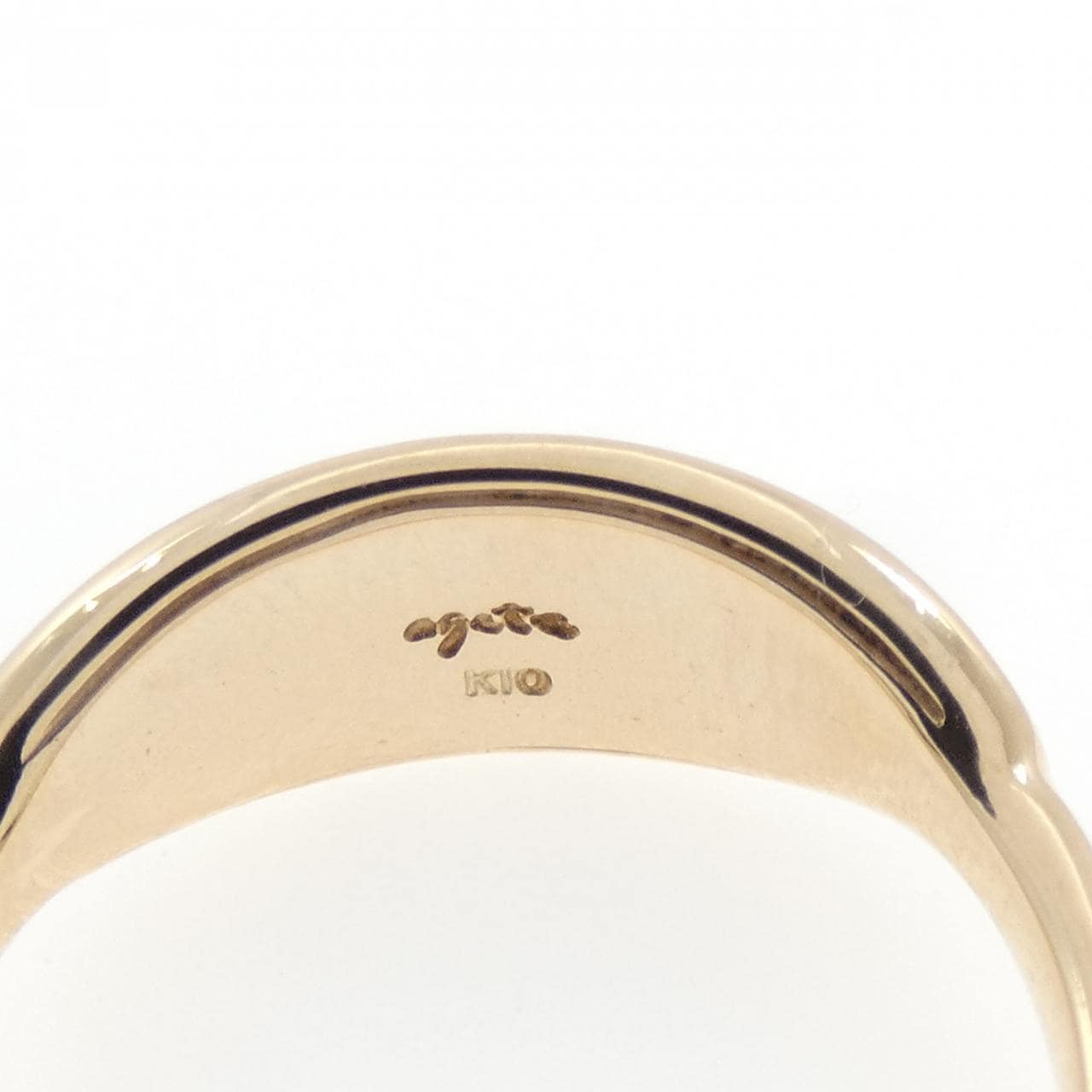 アガット K10YG リング