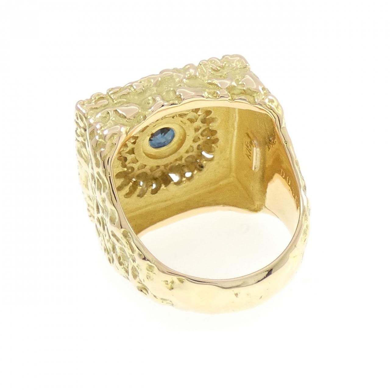 K18YG サファイヤ リング 0.54CT