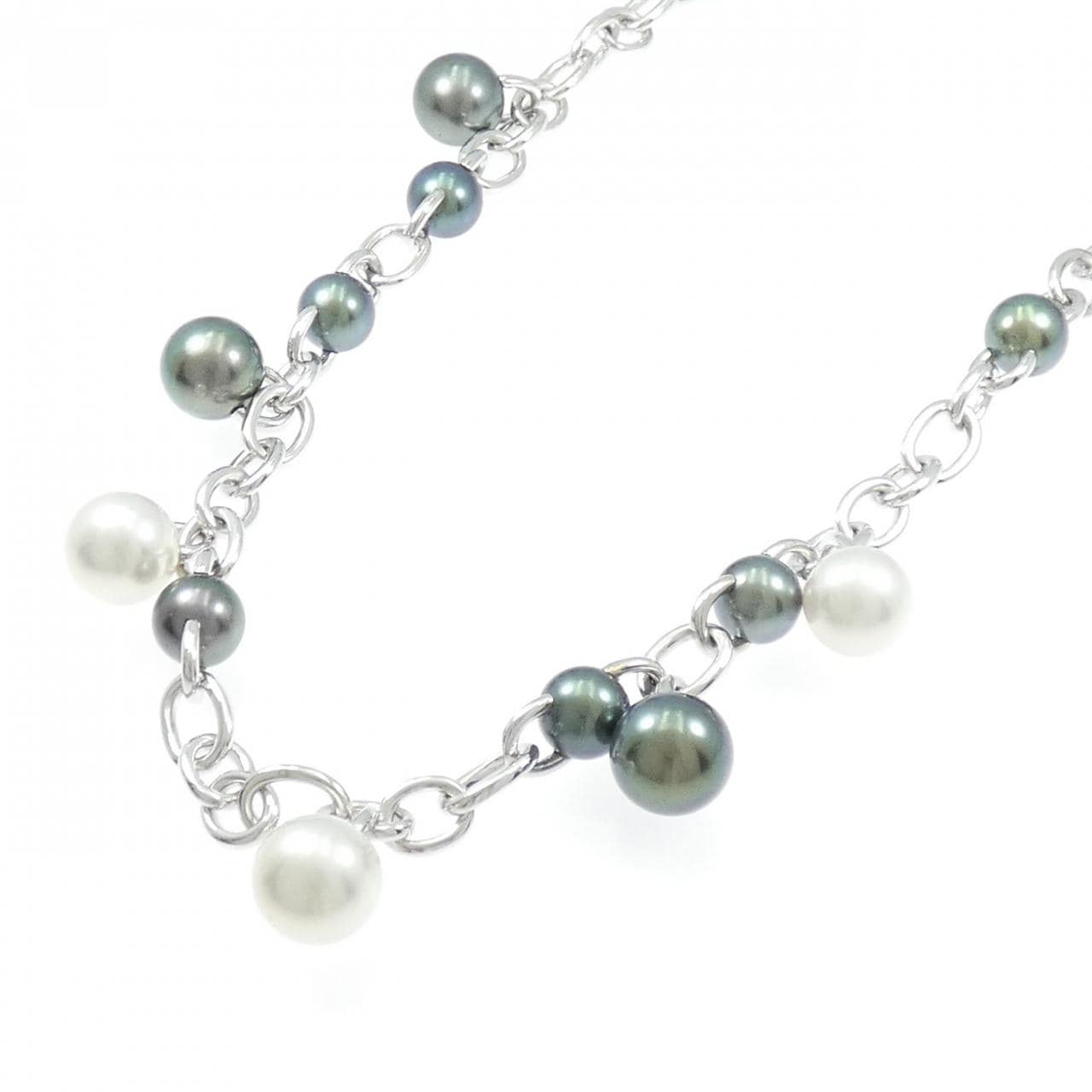 ミキモト 黒蝶パール ネックレス