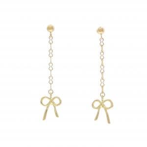 K18YG リボン ピアス