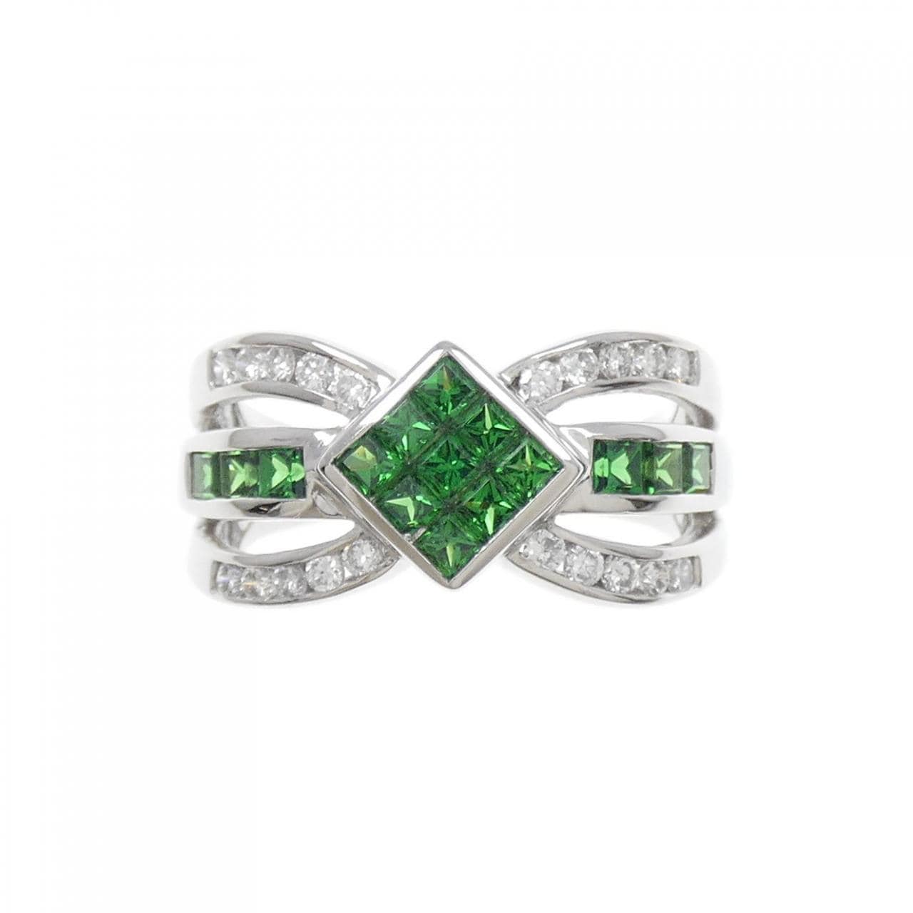 PT Green Garnet Ring 1.50CT