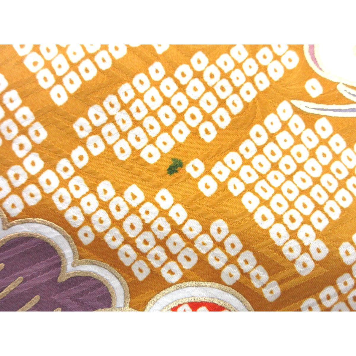 振袖　友禅金彩加工