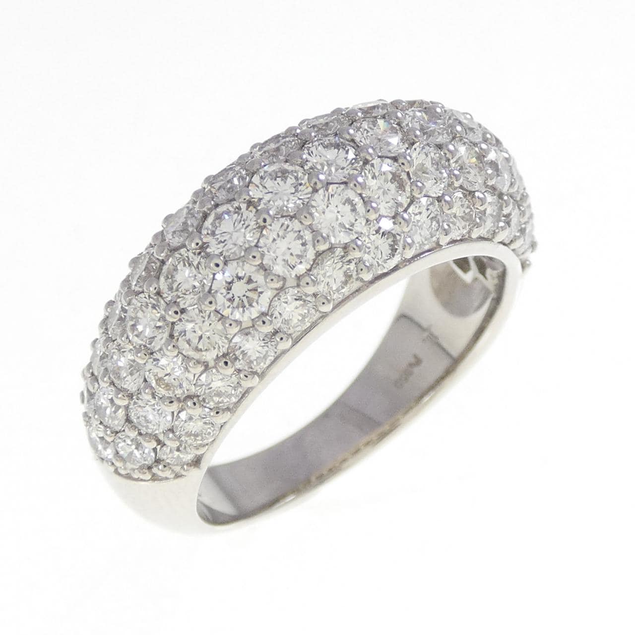 PT950 パヴェ ダイヤモンド リング 2.00CT