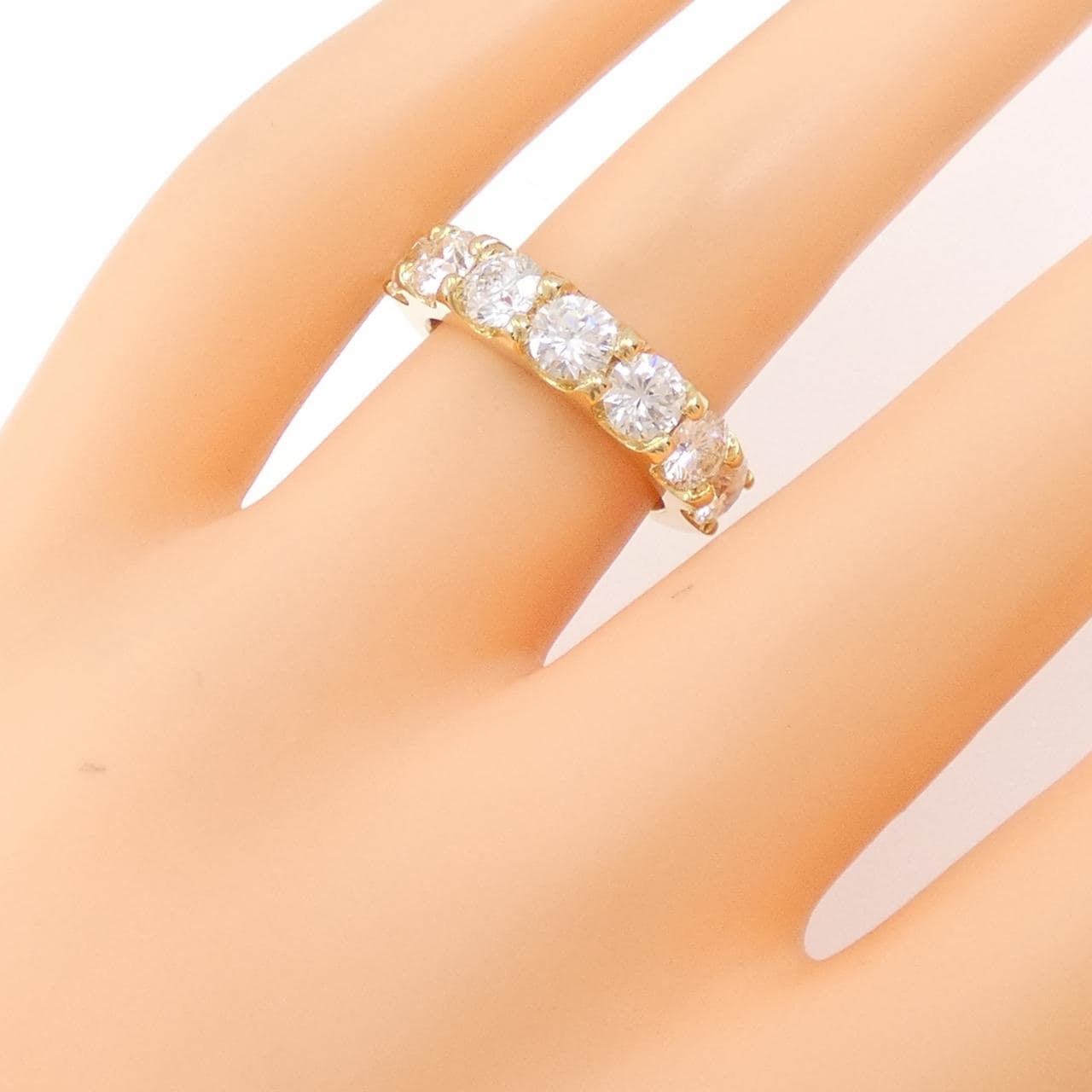 【新品】K18YG ダイヤモンド リング 2.082CT G SI1-2 VG