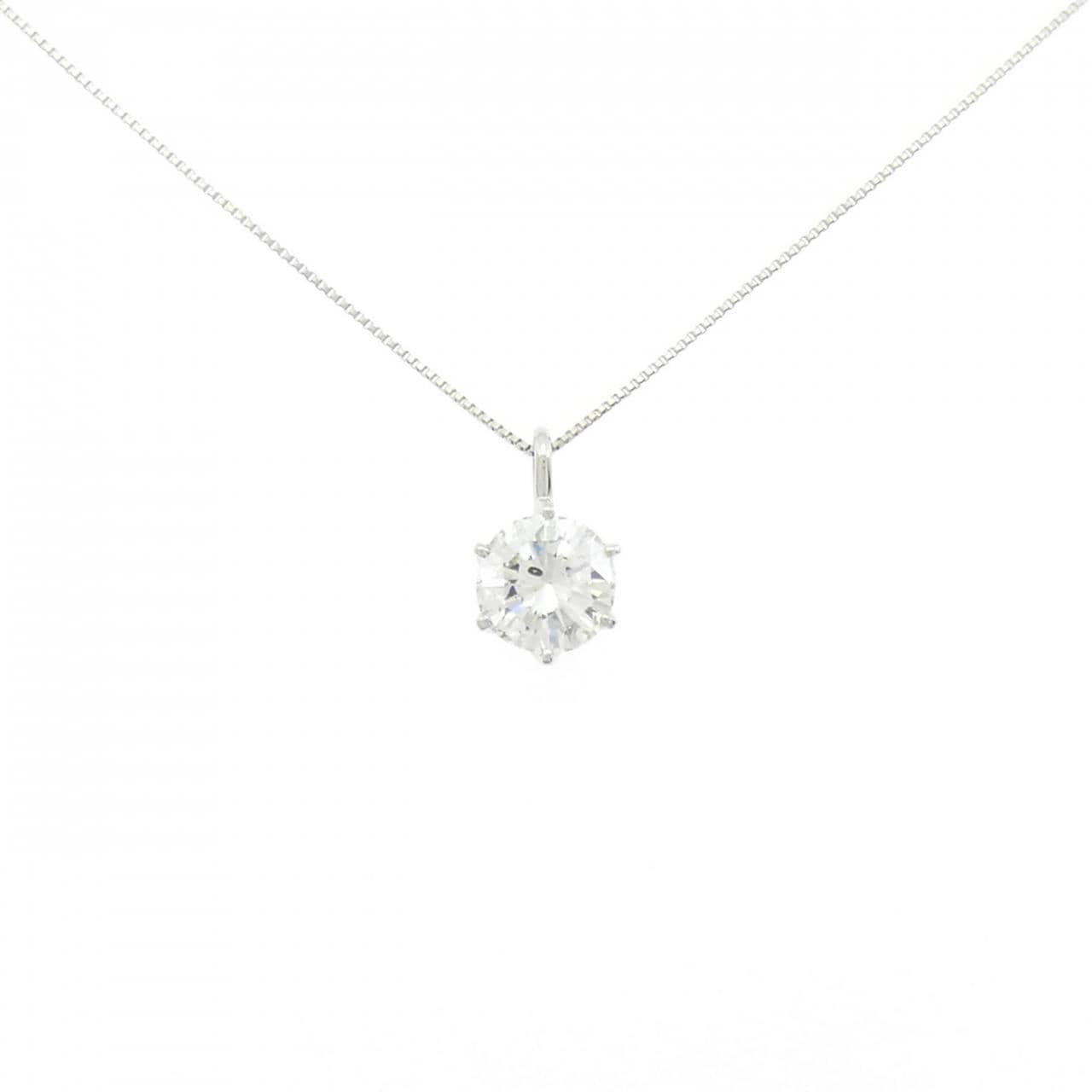 PT900/PT850 ダイヤモンド ネックレス 1.418CT H SI2 Good