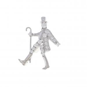 タサキ ダイヤモンド ブローチ 1.10CT