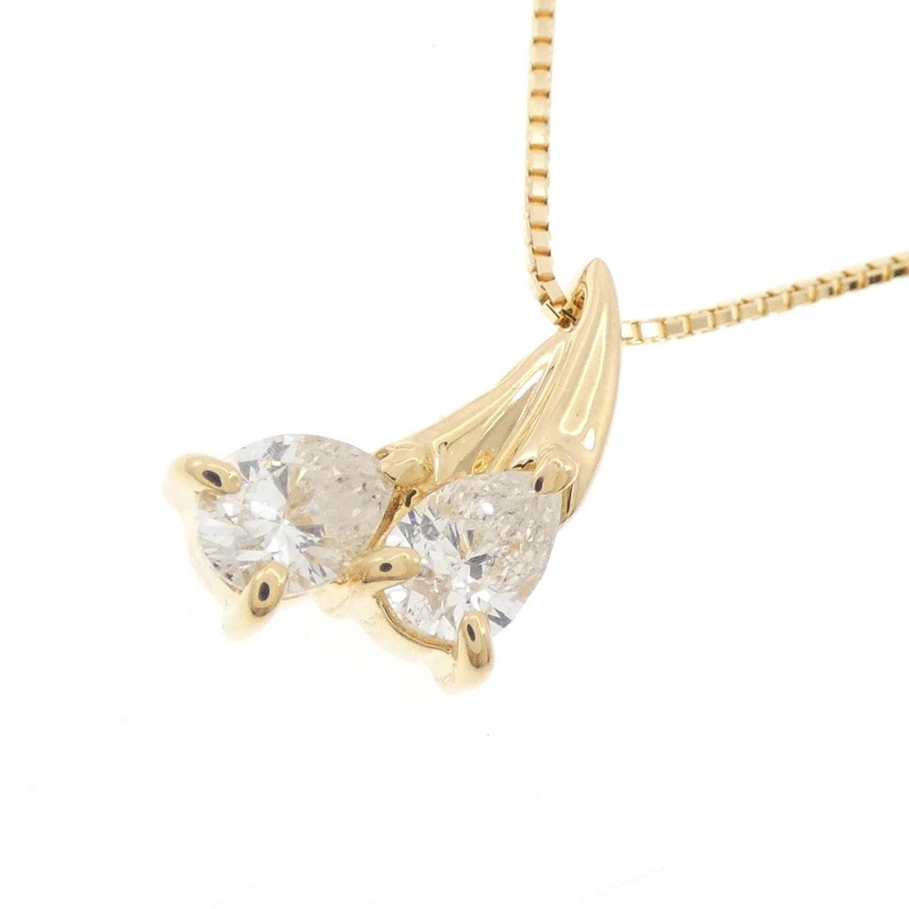 K18YG ダイヤモンド ネックレス 0.65CT