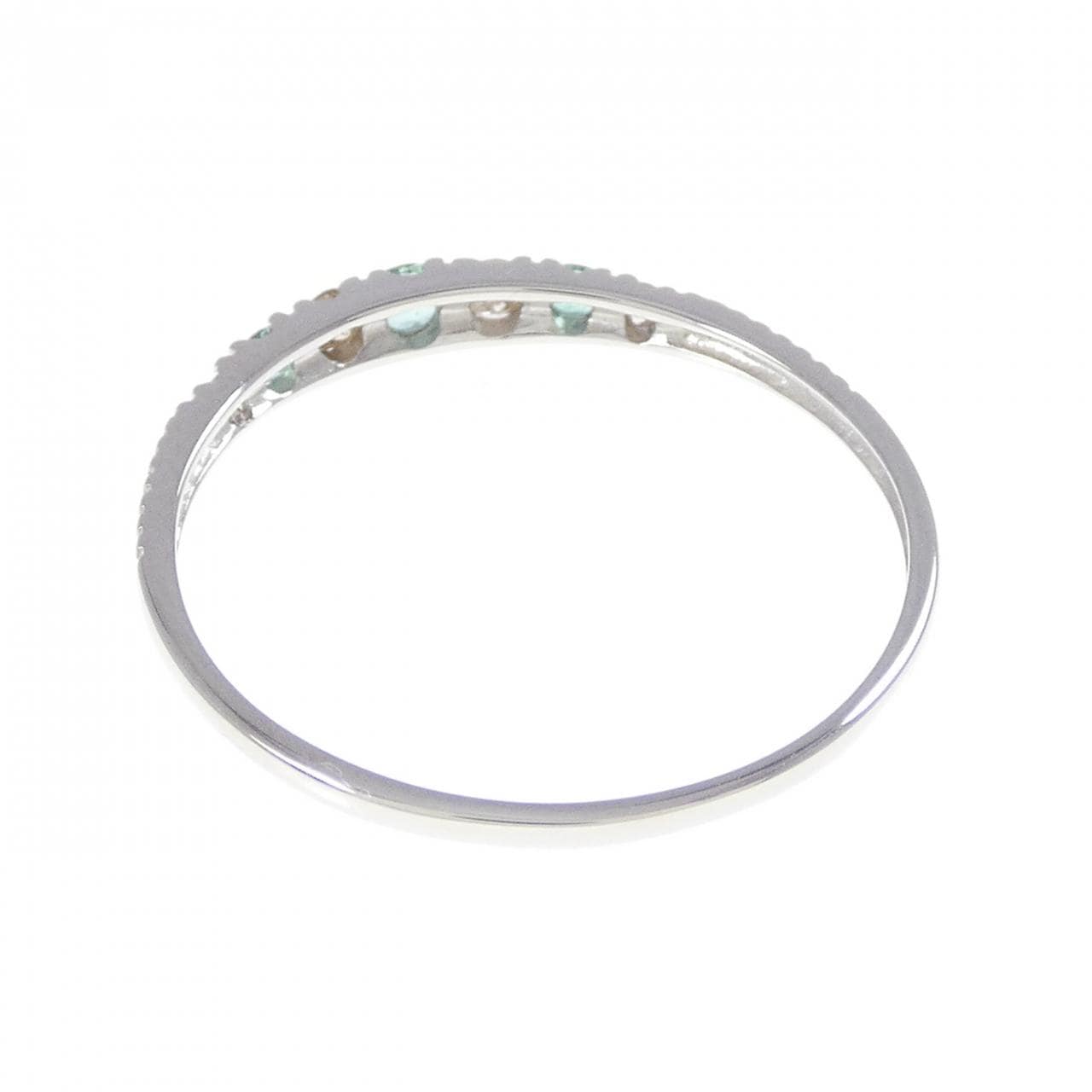 PT950 エメラルド リング 0.10CT