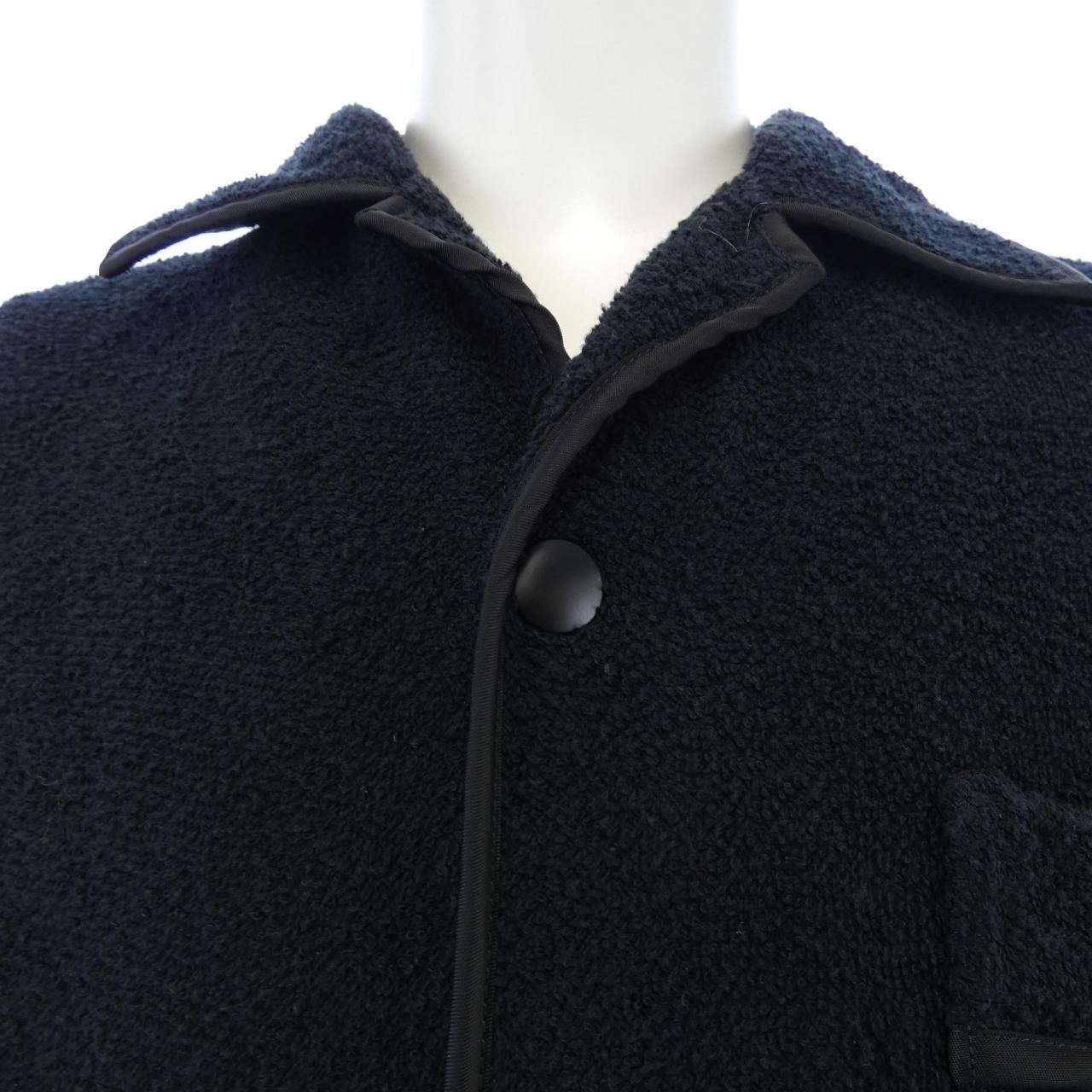 プラダ PRADA トライアングルロゴ コットンテリー ボウリングシャツ SC559 S212 1ZR3 S／Sシャツ