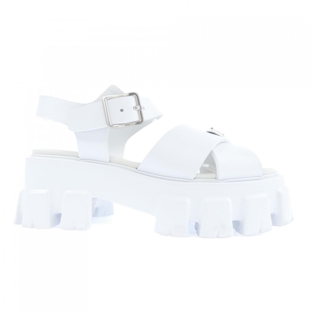 Prada PRADA Monolith Triangle Logo 1X382N涼鞋