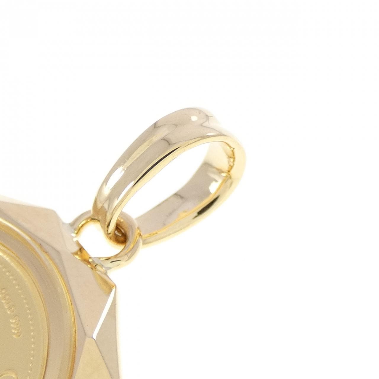 K18YG(枠) コイン ペンダント