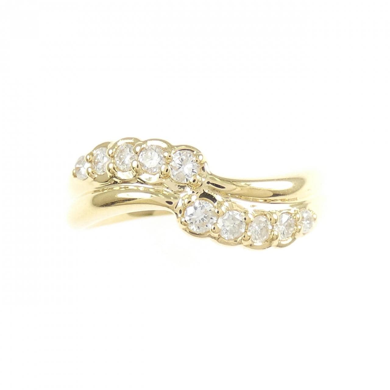 K18YG ダイヤモンド リング 0.30CT