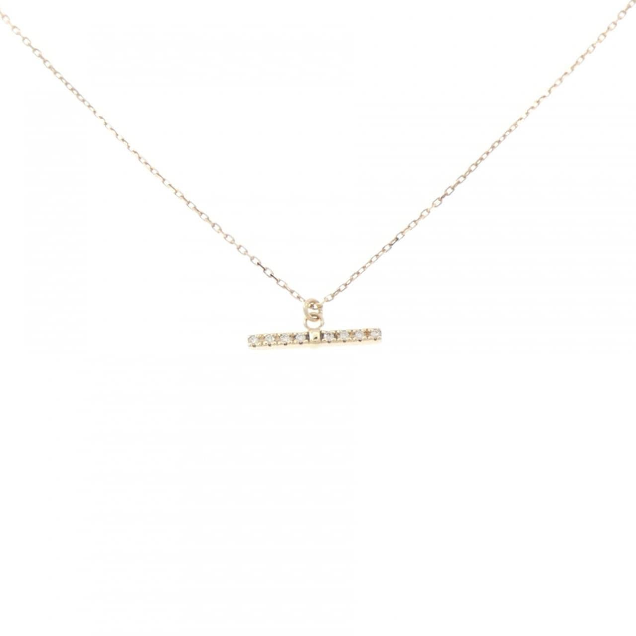 アガット ダイヤモンド ネックレス 0.02CT