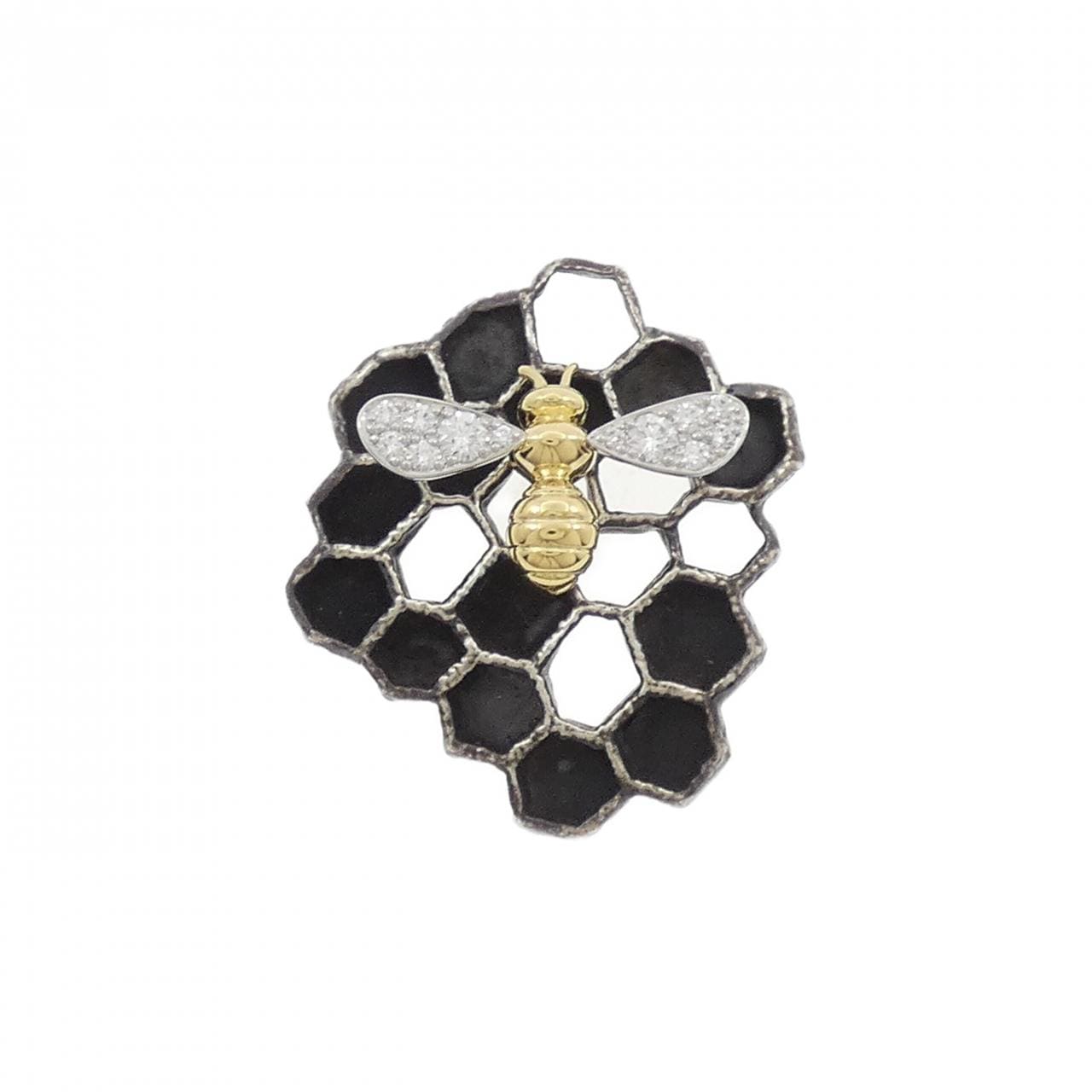 ギメル ダイヤモンド ブローチ 0.170CT