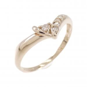K14PG ダイヤモンド リング 0.08CT