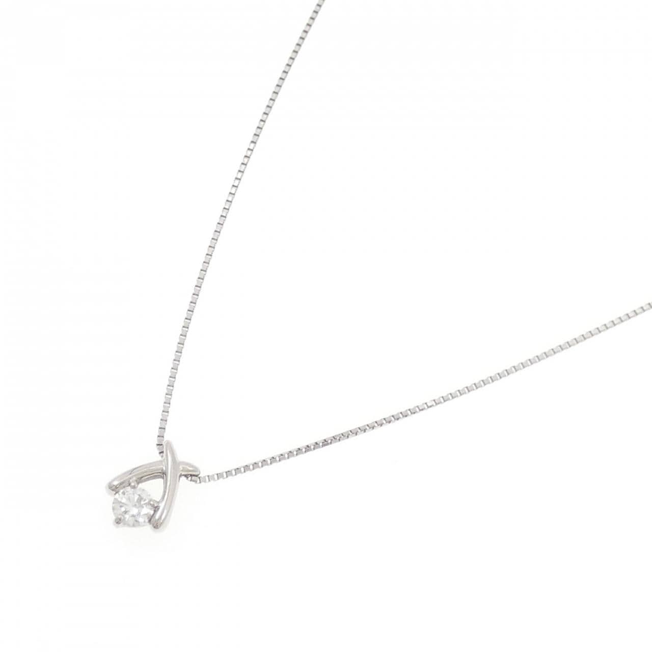 PT900/PT850 ダイヤモンド ネックレス 0.188CT
