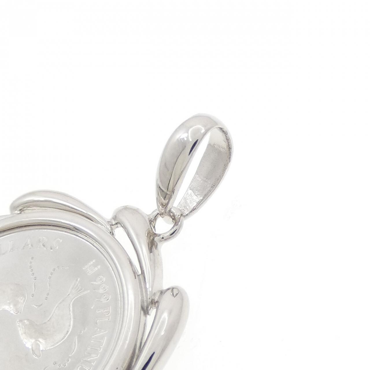 PT900 (frame) coin pendant
