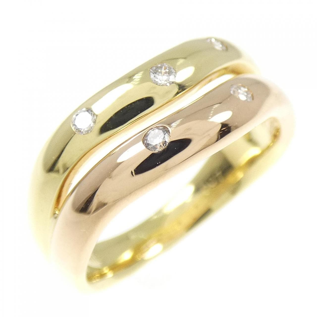 K18YG/K18PG鑽石0.07CT