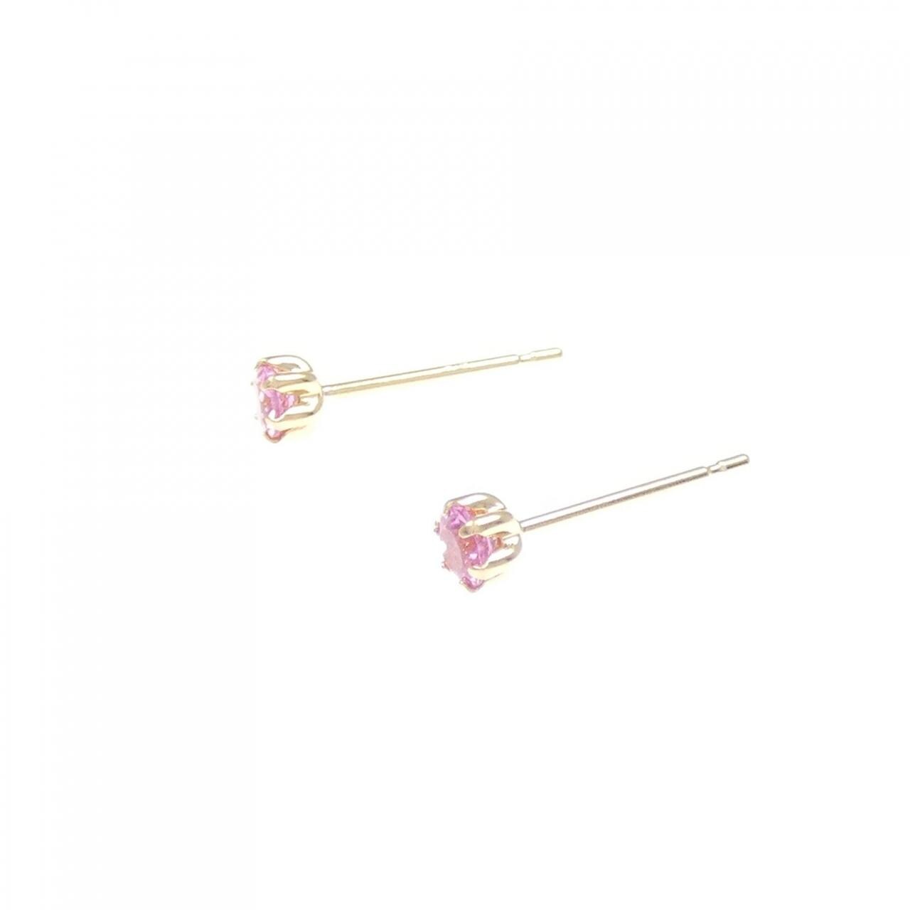 【新品】K18YG スピネル ピアス