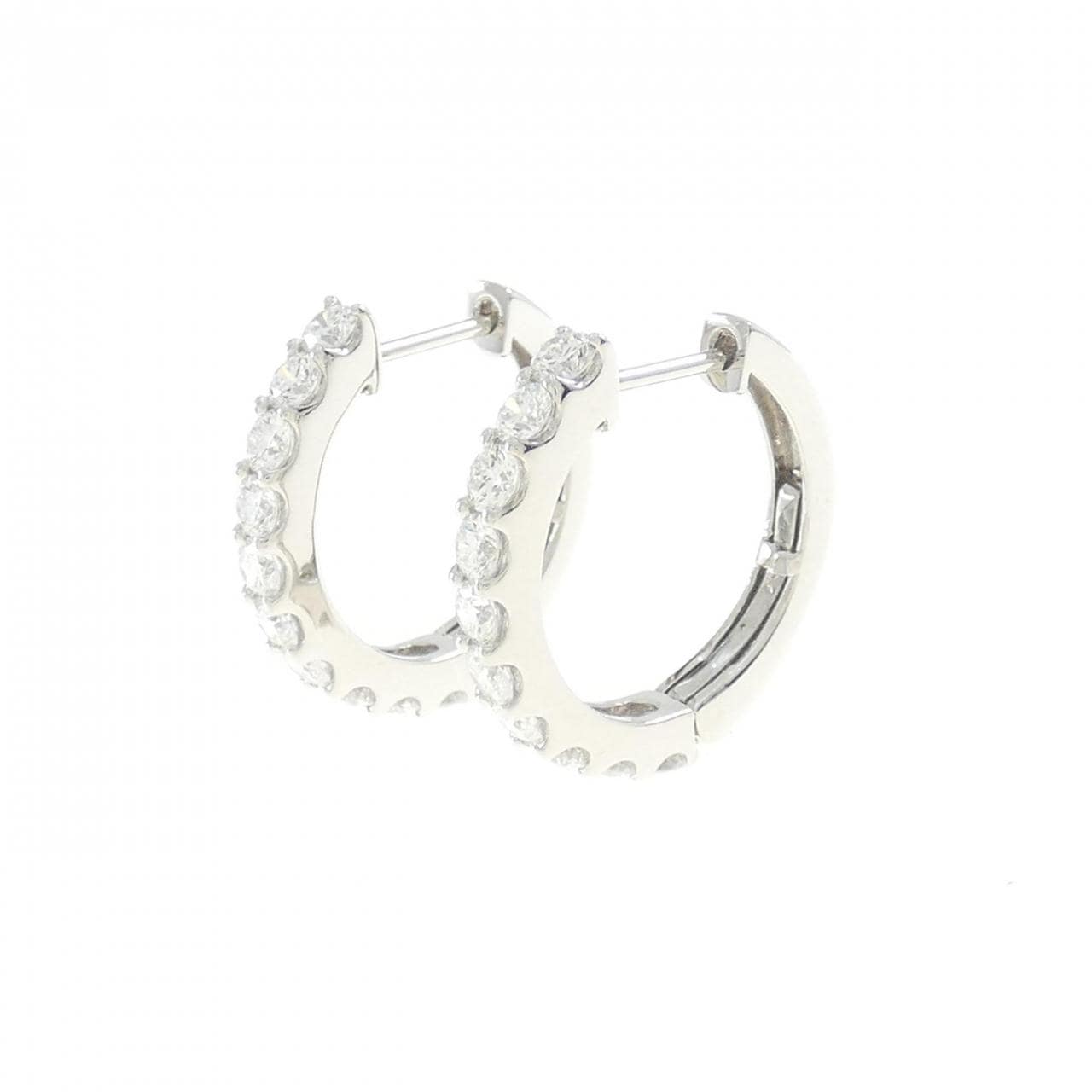 [新品] PT钻石耳环 1.001 克拉